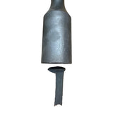 Madido railroad spike driver cup head sized over a railroad track spike head